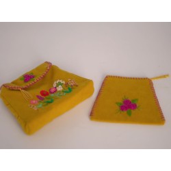 Pack sac & éventail élégant